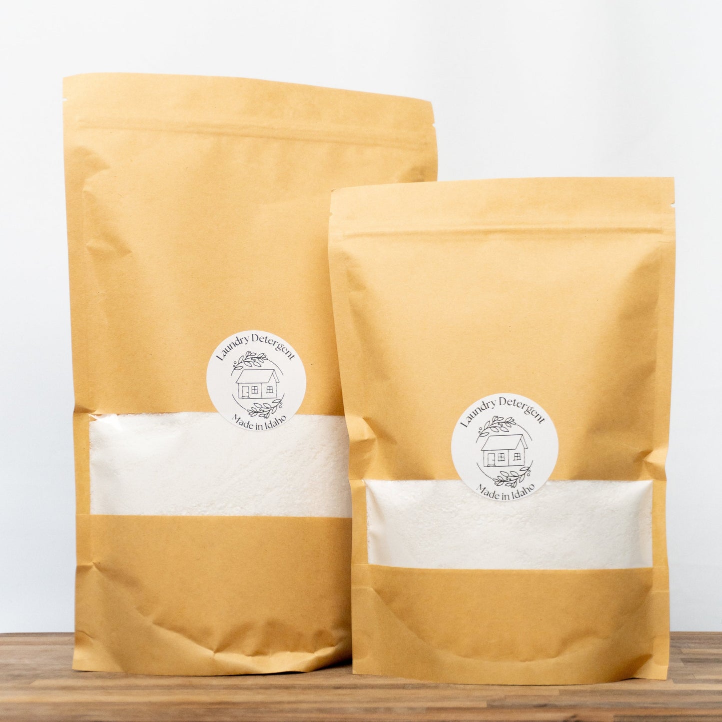 Domestic Dominion All Natural Laundry Detergent in a Kraft Bag